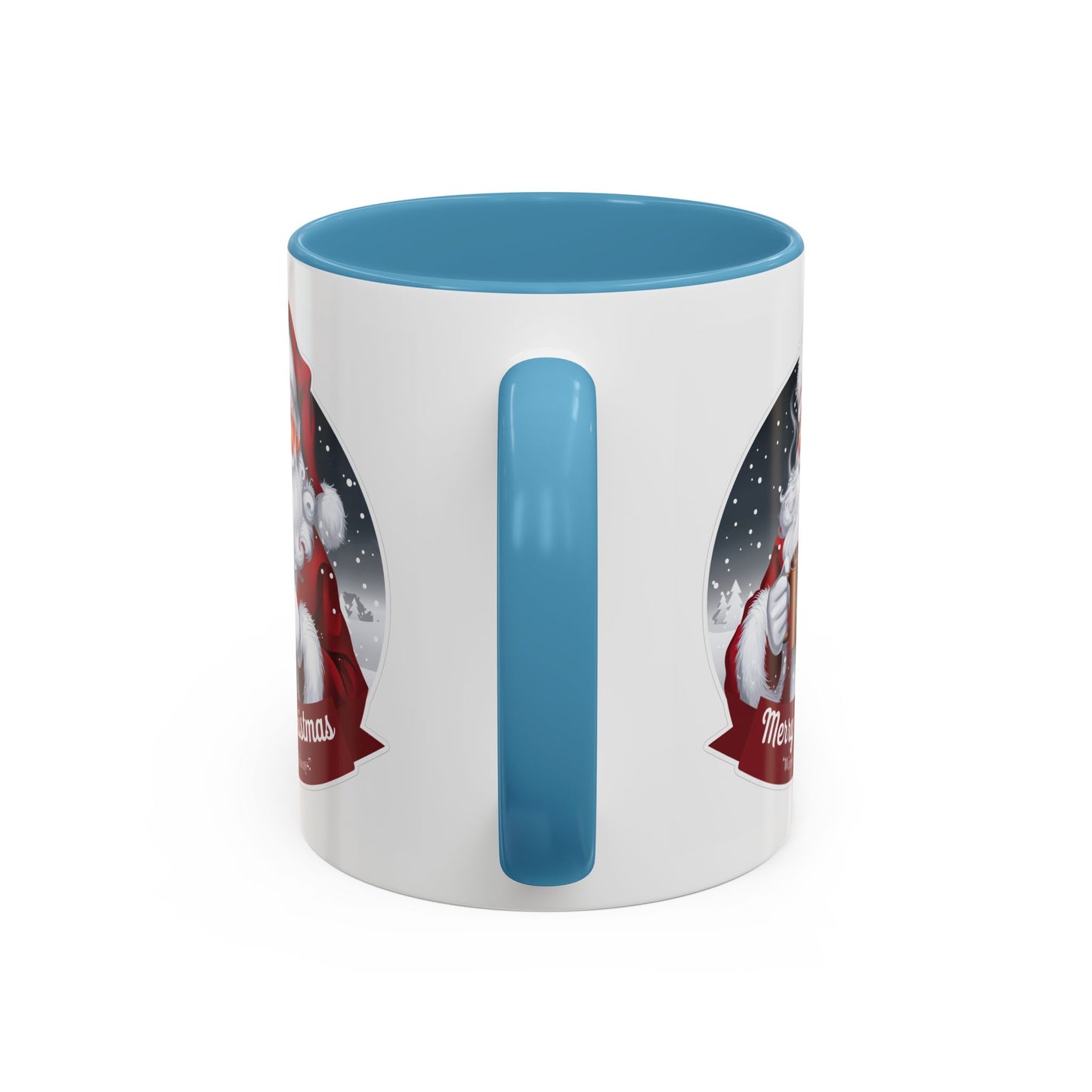 Christmas Mug - Merry Christmas Warm Wishes Always Santa