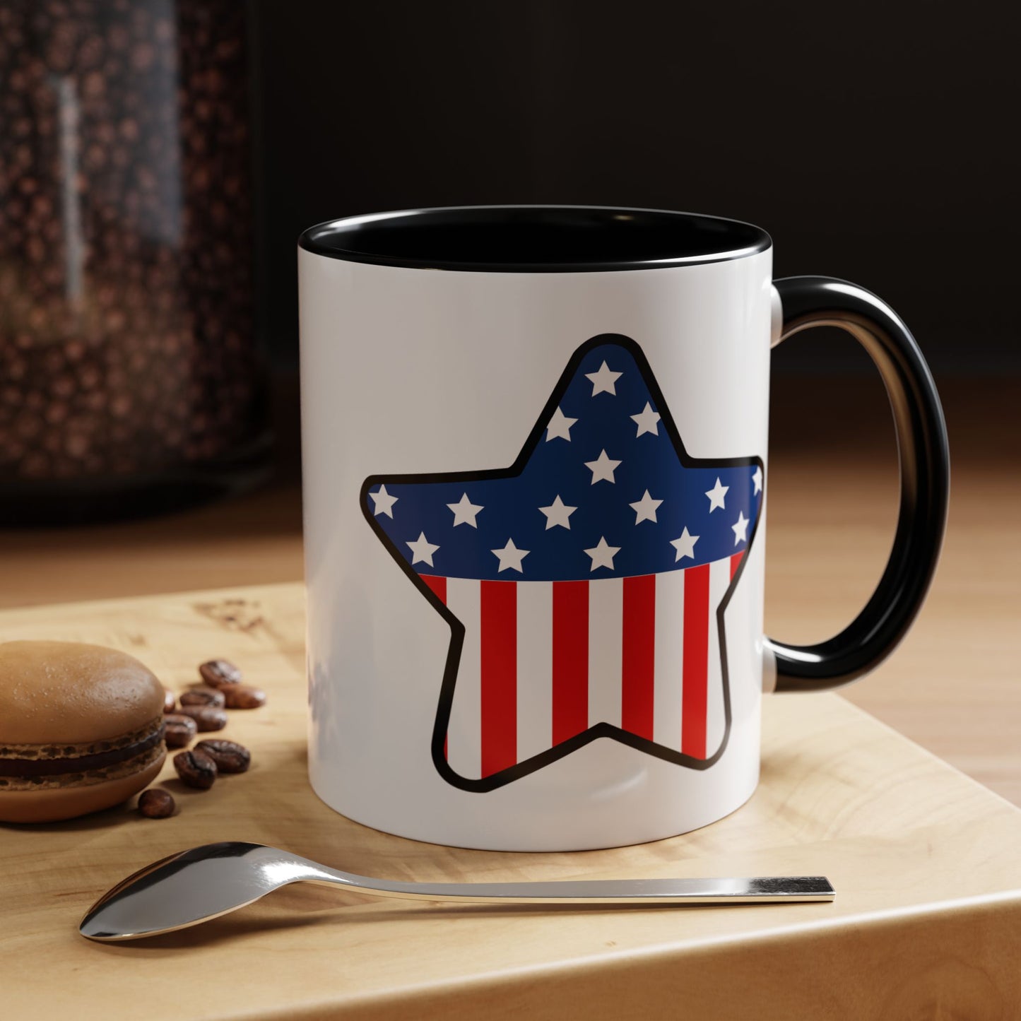 4th of July Mug - Star American Flag 2