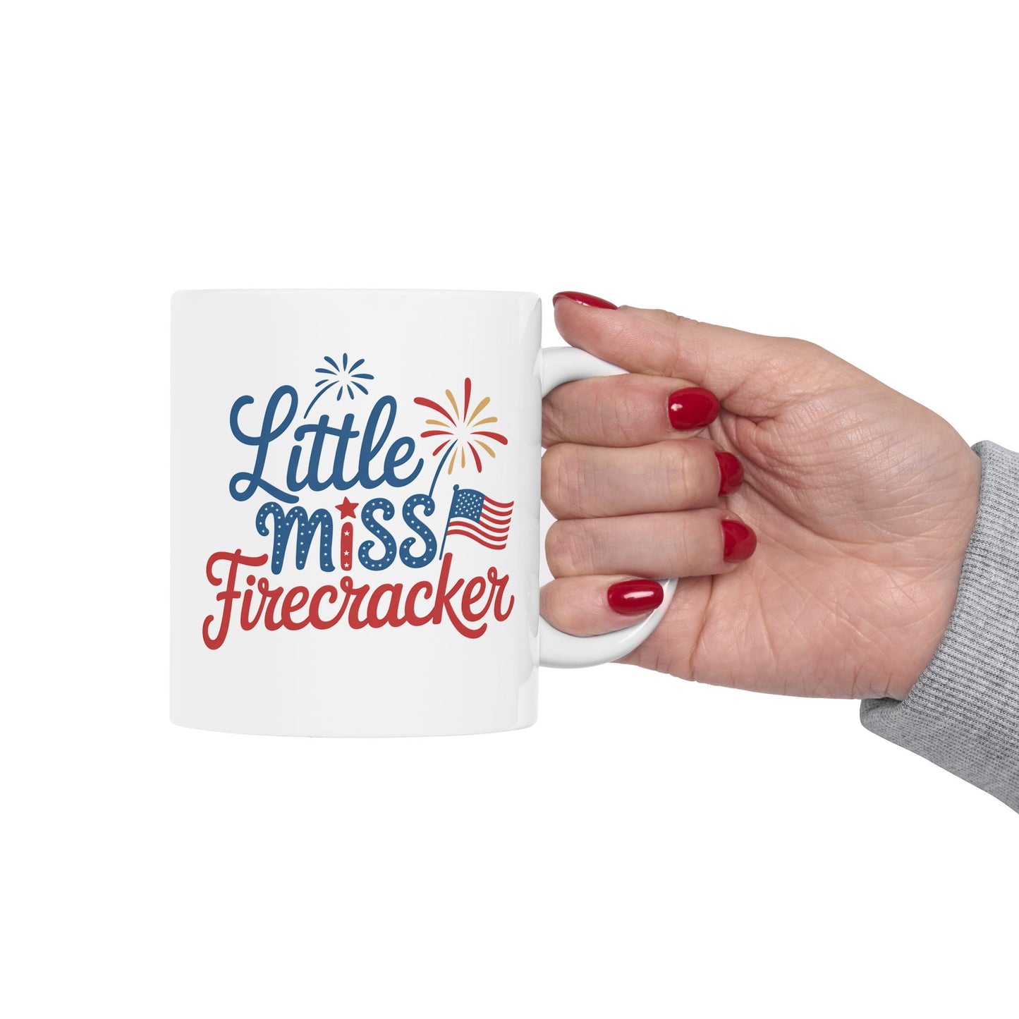 4th of July Mug - Little Miss Firecracker