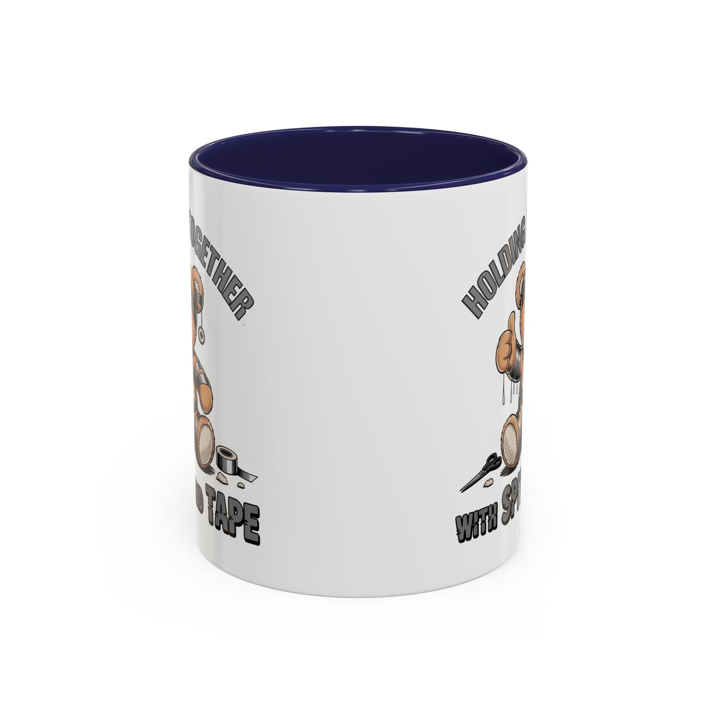 Humor Mug - Holding It Together With Spite & Tape