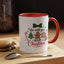 Christmas Mug - We Wish You a Merry Christmas Black & Red Text Cookies & Candy