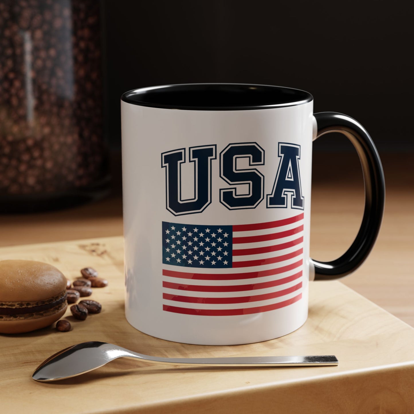4th of July Mug - USA & Flag