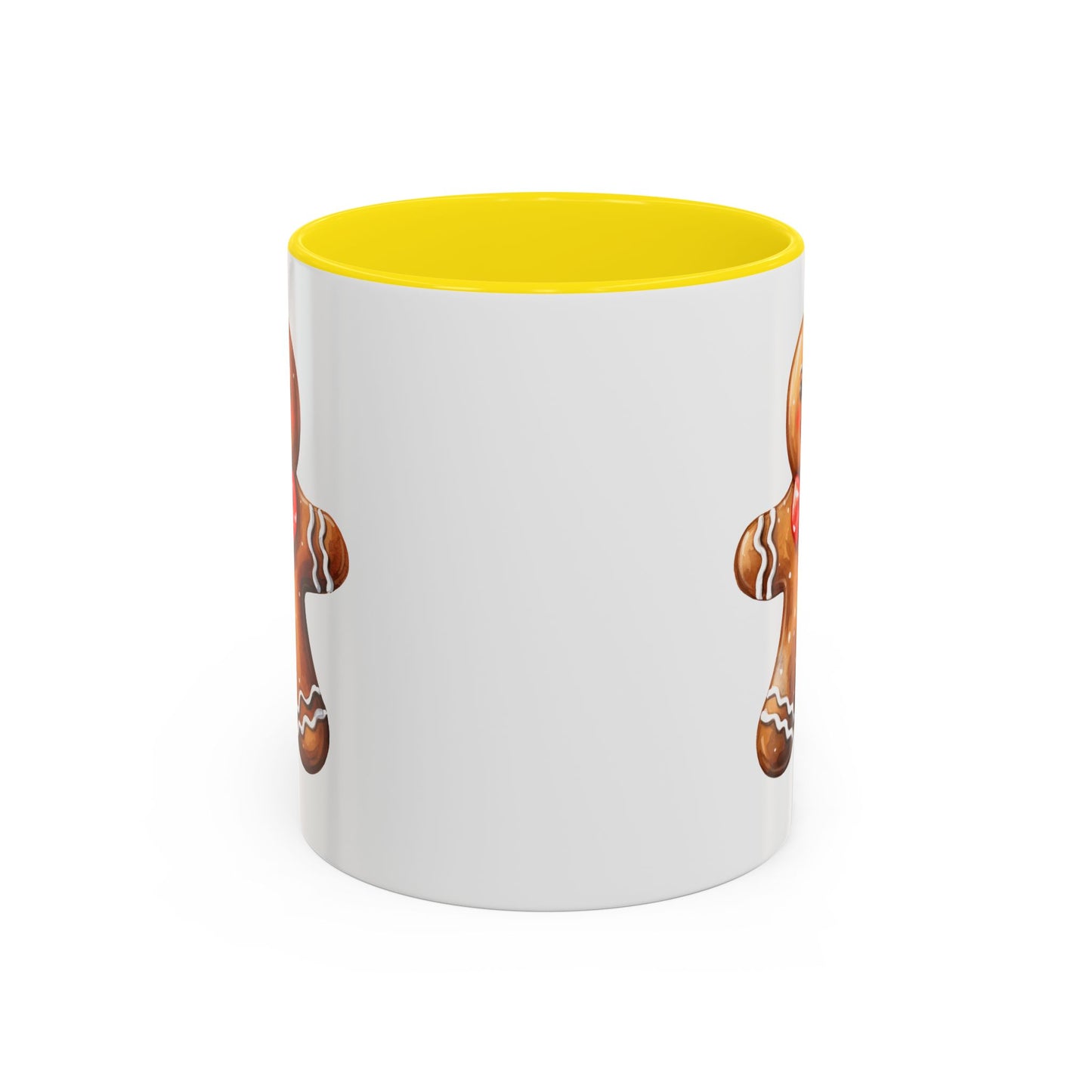 Christmas Mug - Gingerbread Man Red Bow