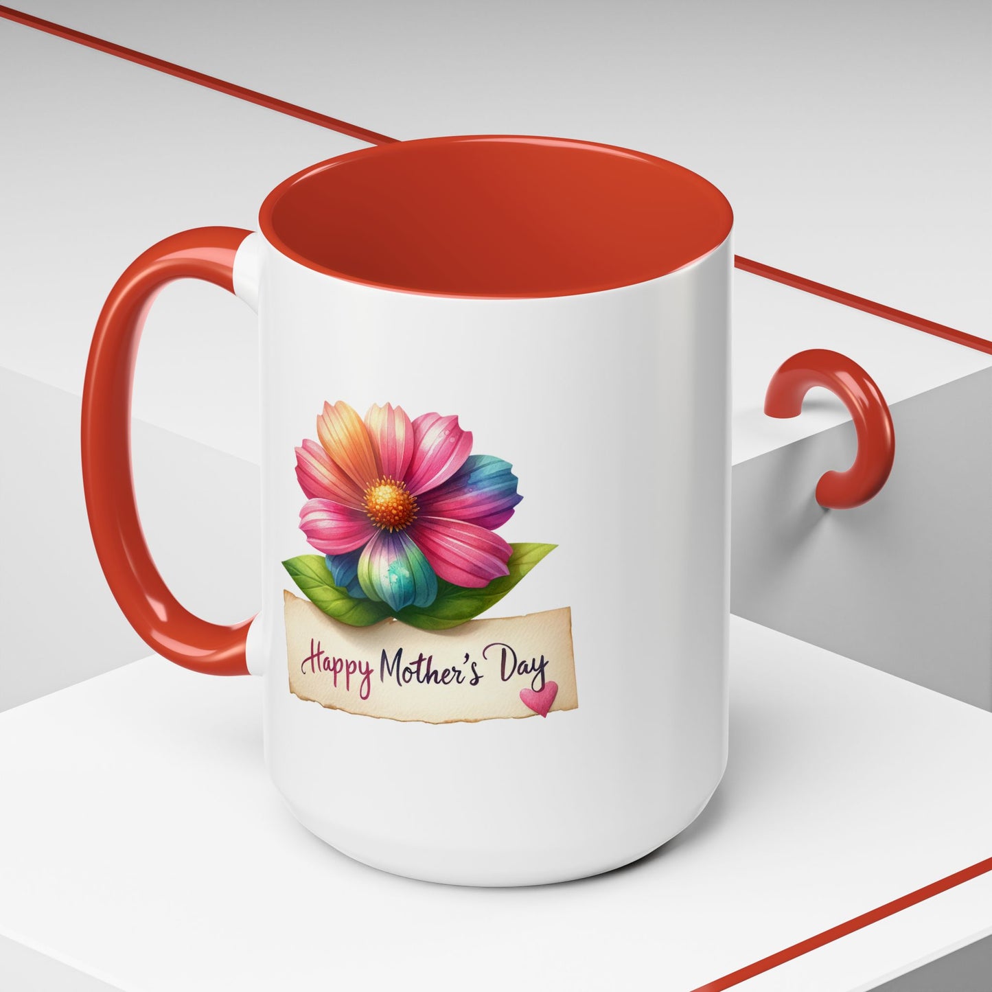 Mother's Day Mug - Happy Mother's Day Flower