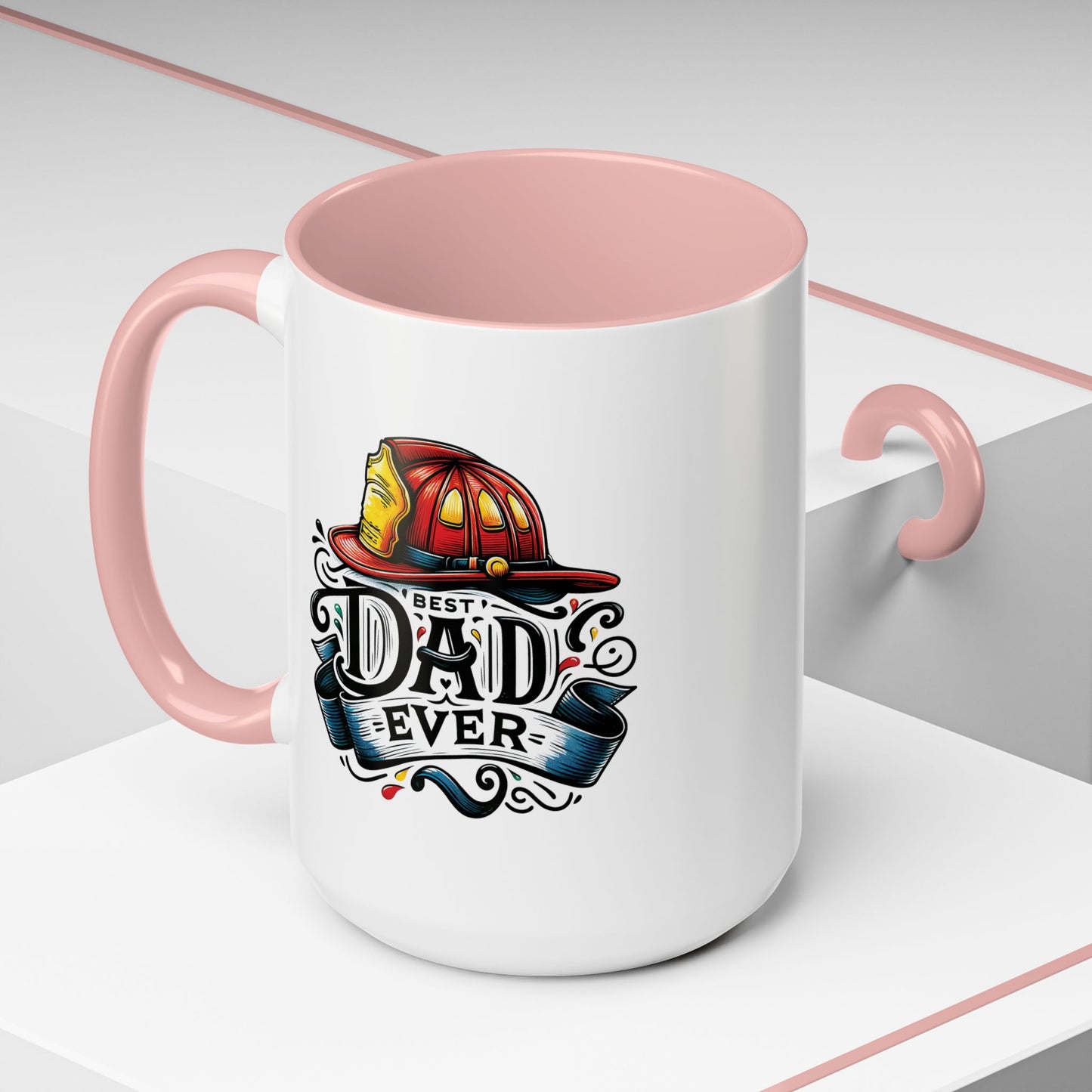 Father's Day Mug - Best Dad Ever Fireman