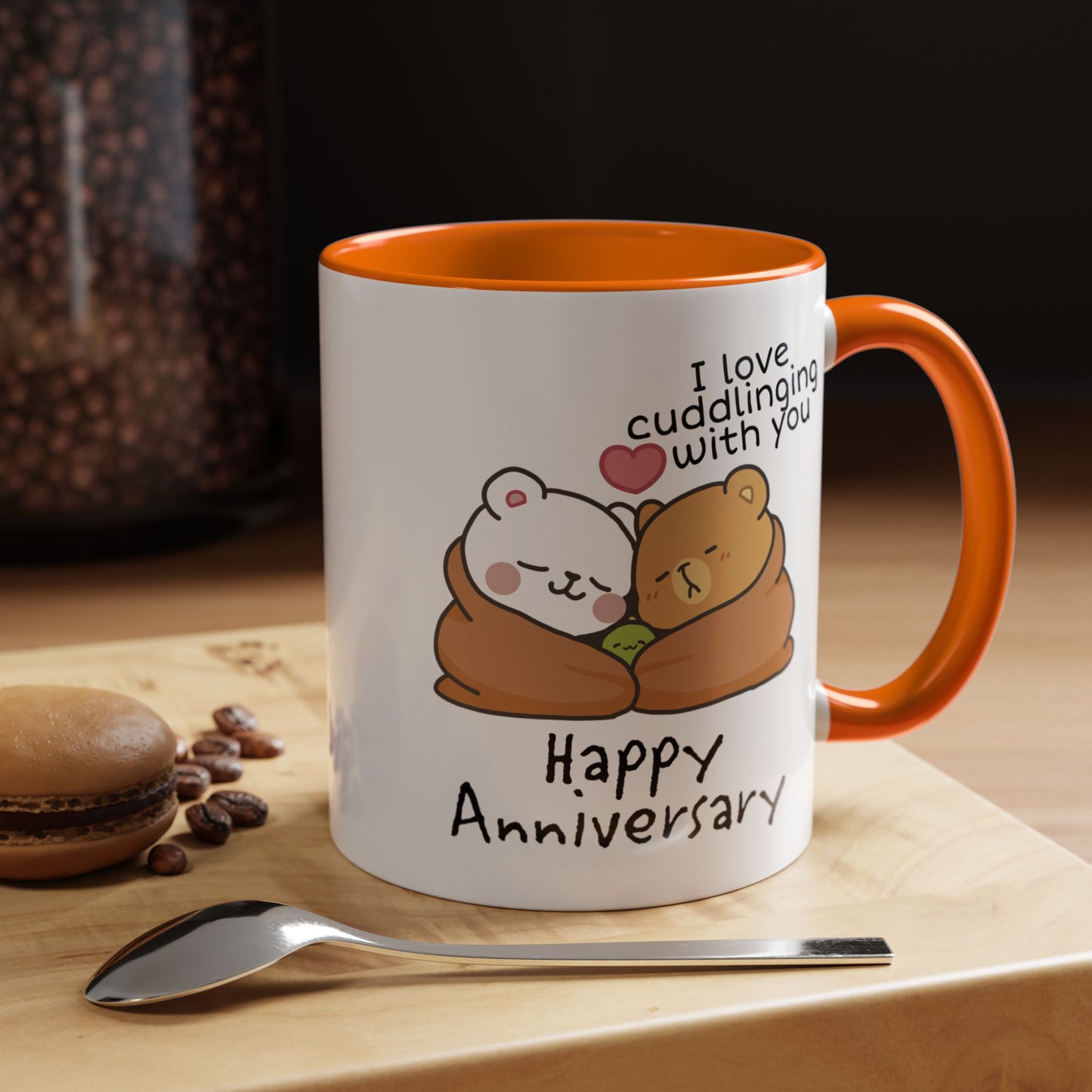 Anniversary Mug - I Love Cuddling With You