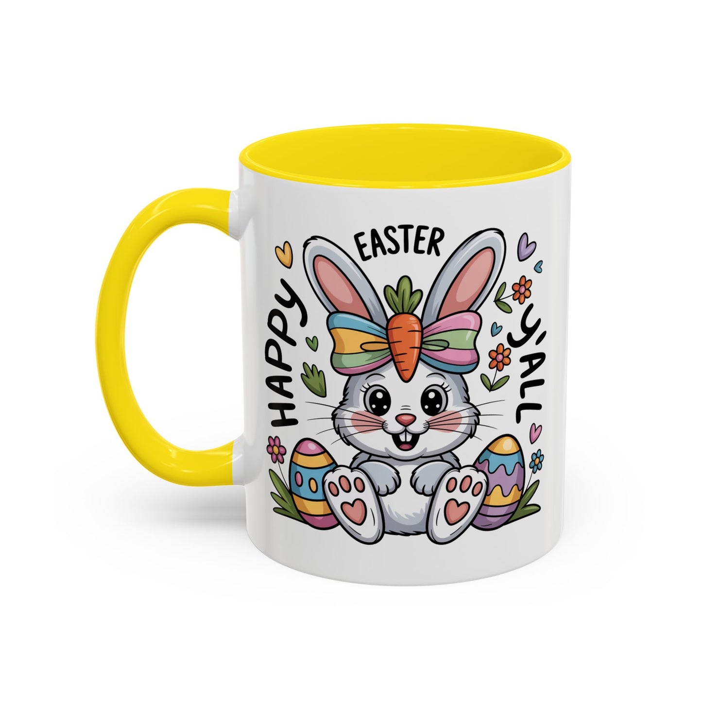 Easter Mug - Happy Easter Y'all Bunny