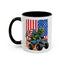 4th of July Mug - T Rex Riding Monster Truck