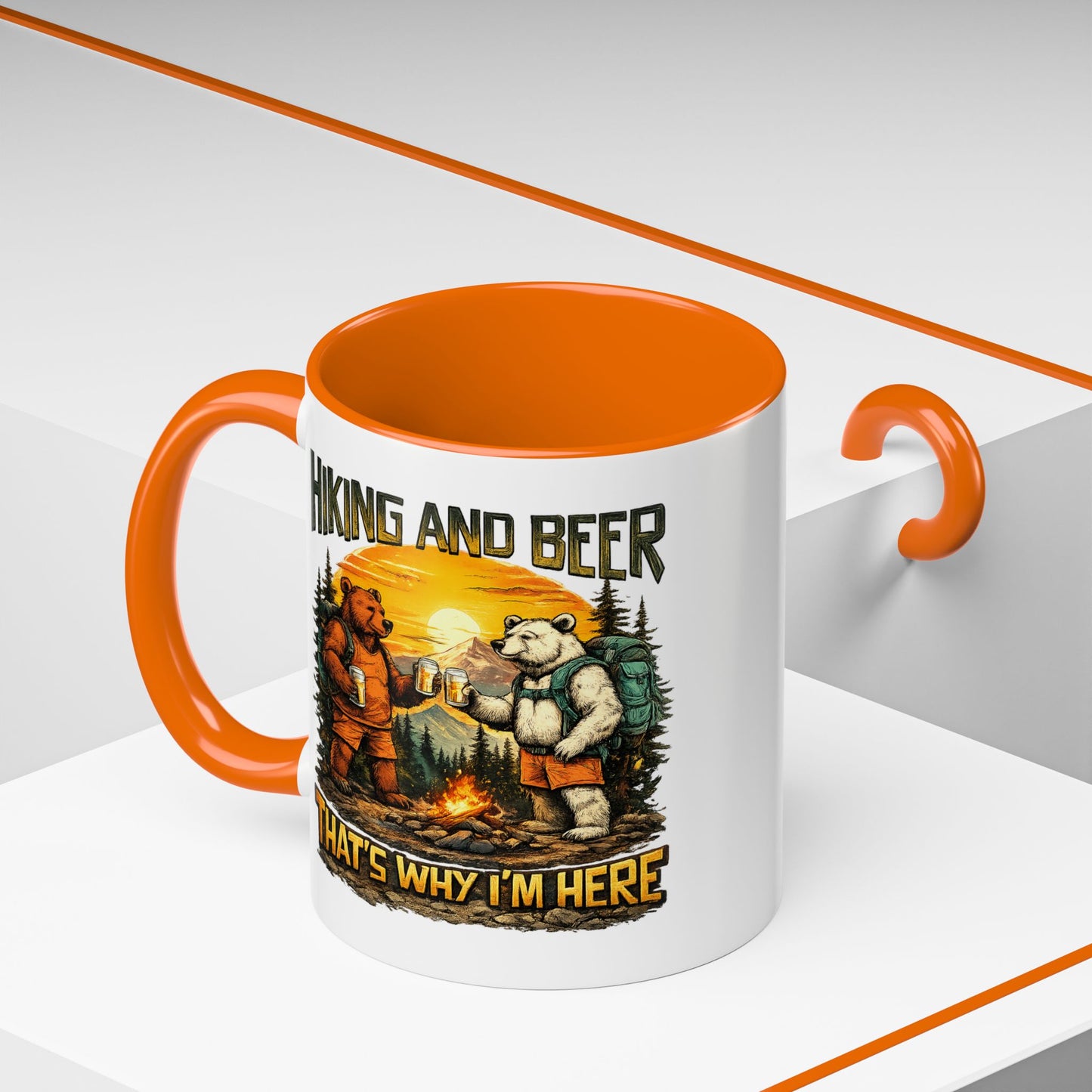 Humor Mug - Hiking and Beer