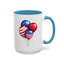 4th of July Mug - American Balloons