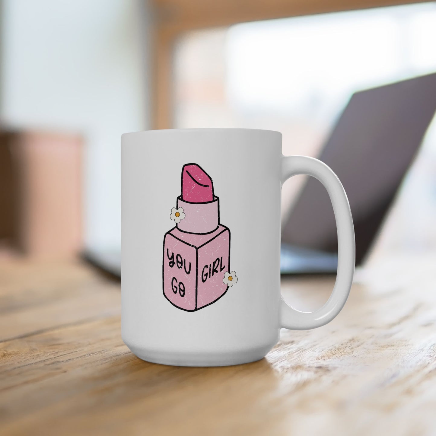 Motivation Mug - You Go Girl Lipstick