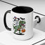 Halloween Mug - Skeleton Riding Dinosaur
