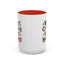 Christmas Mug - Merry Christmas Happy Holidays Decorative Text