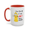 Adult Mug - One Plus One Equals Three