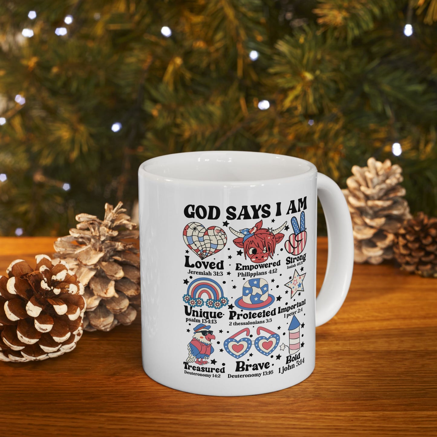 Religious Mug - God Says I Am