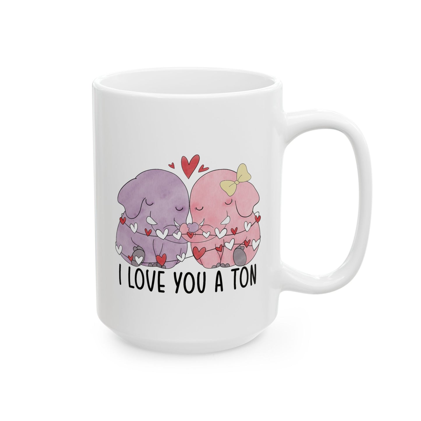 Anniversary Mug - I Love You a Ton
