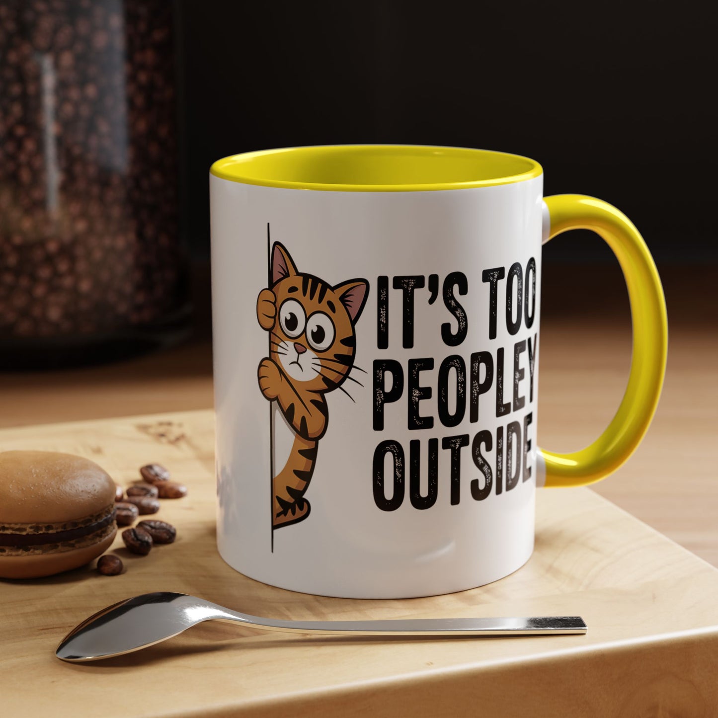 Animal Mug - It's Too Peopley Outside