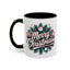 Christmas Mug - Merry Christmas White & Red Embossed Text
