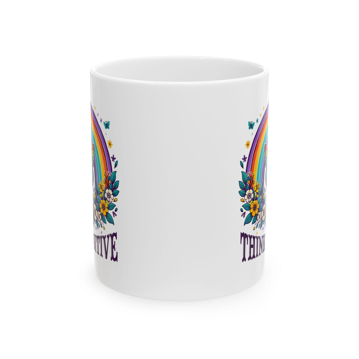 Wellness Mug - Think Positive Butterfly
