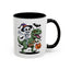 Halloween Mug - Skeleton Riding Dinosaur