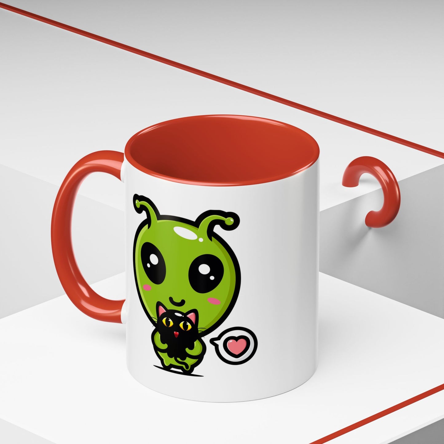 Alien Mug - Alien Hug Cat