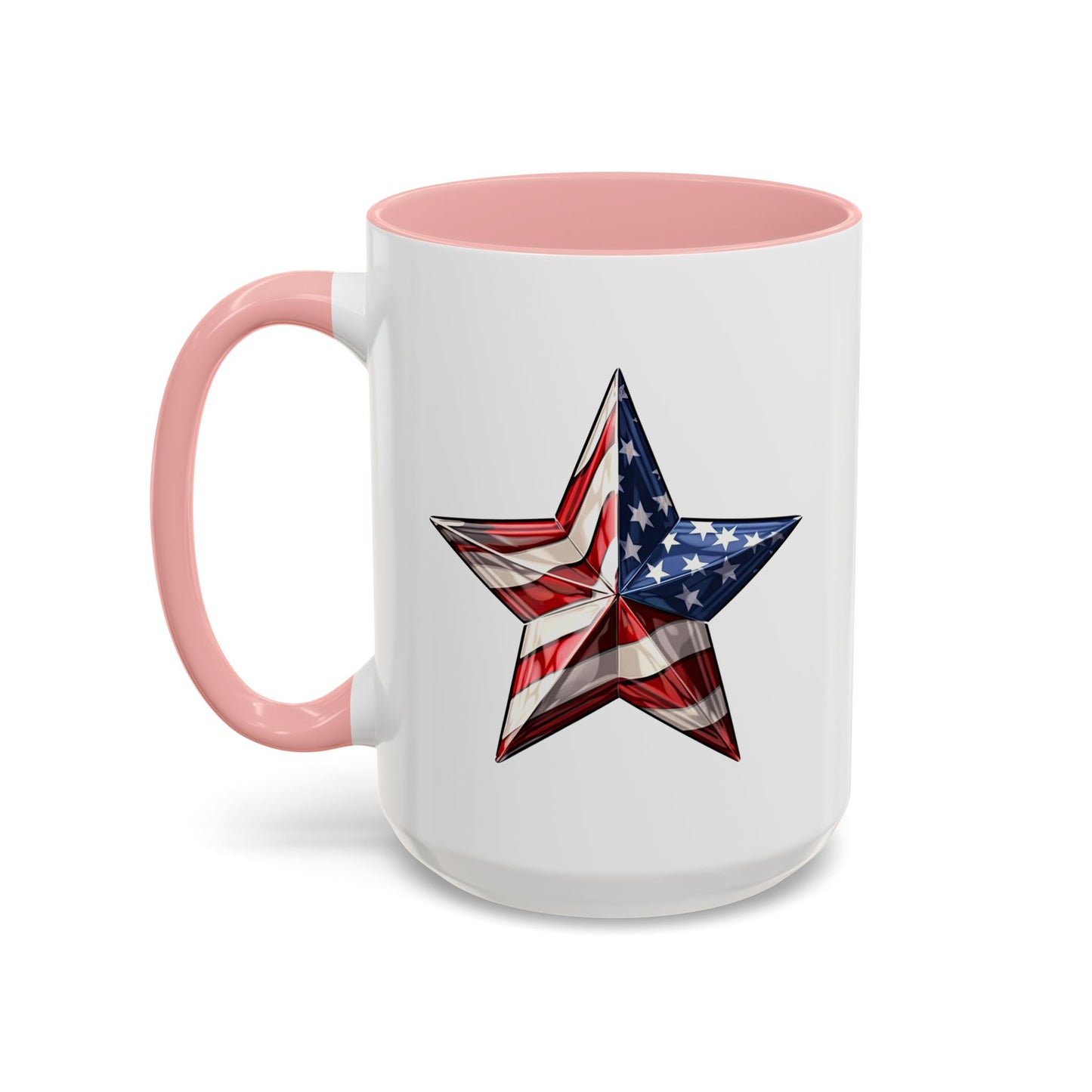 4th of July Mug - American Flag Star 3