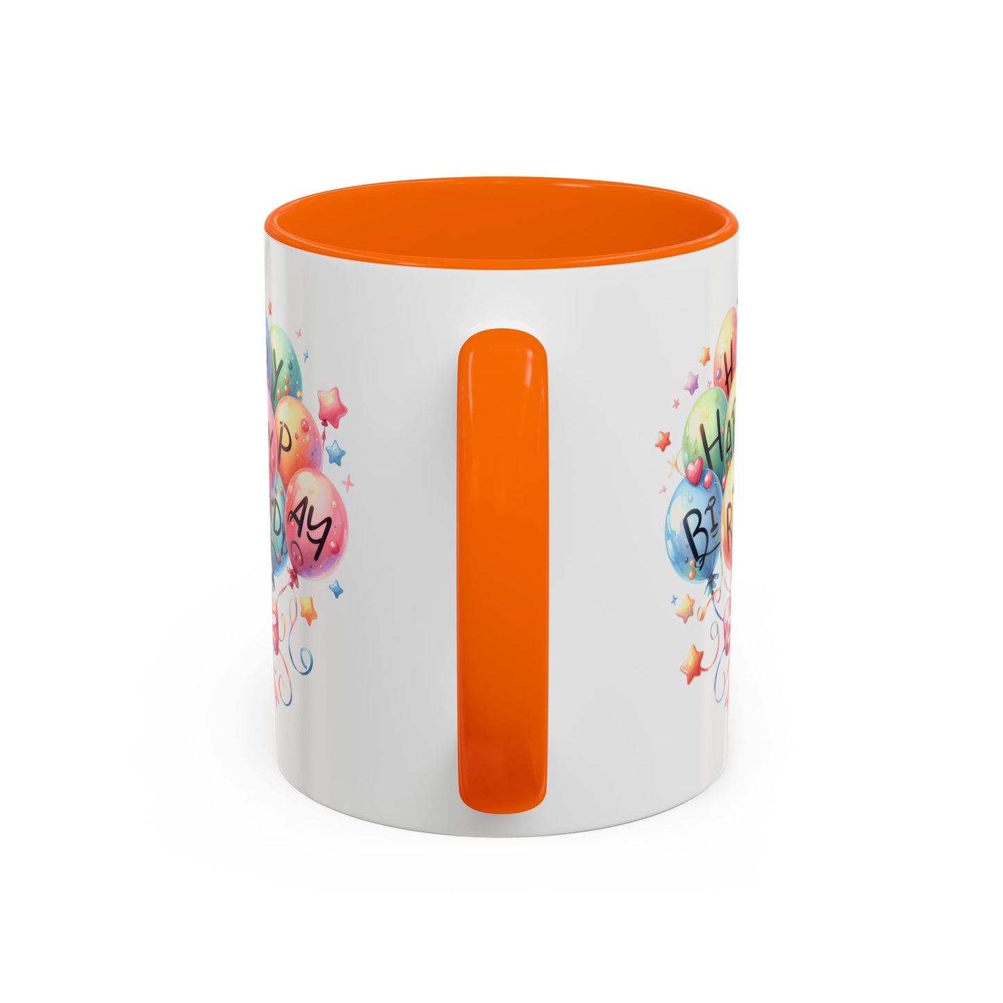 Birthday Mug - Happy Birthday Balloons