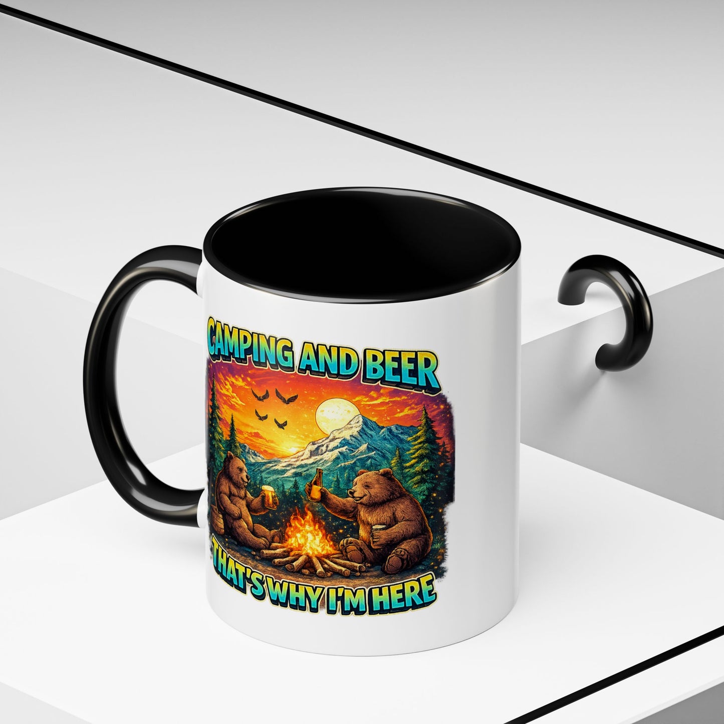 Humor Mug - Camping and Beer