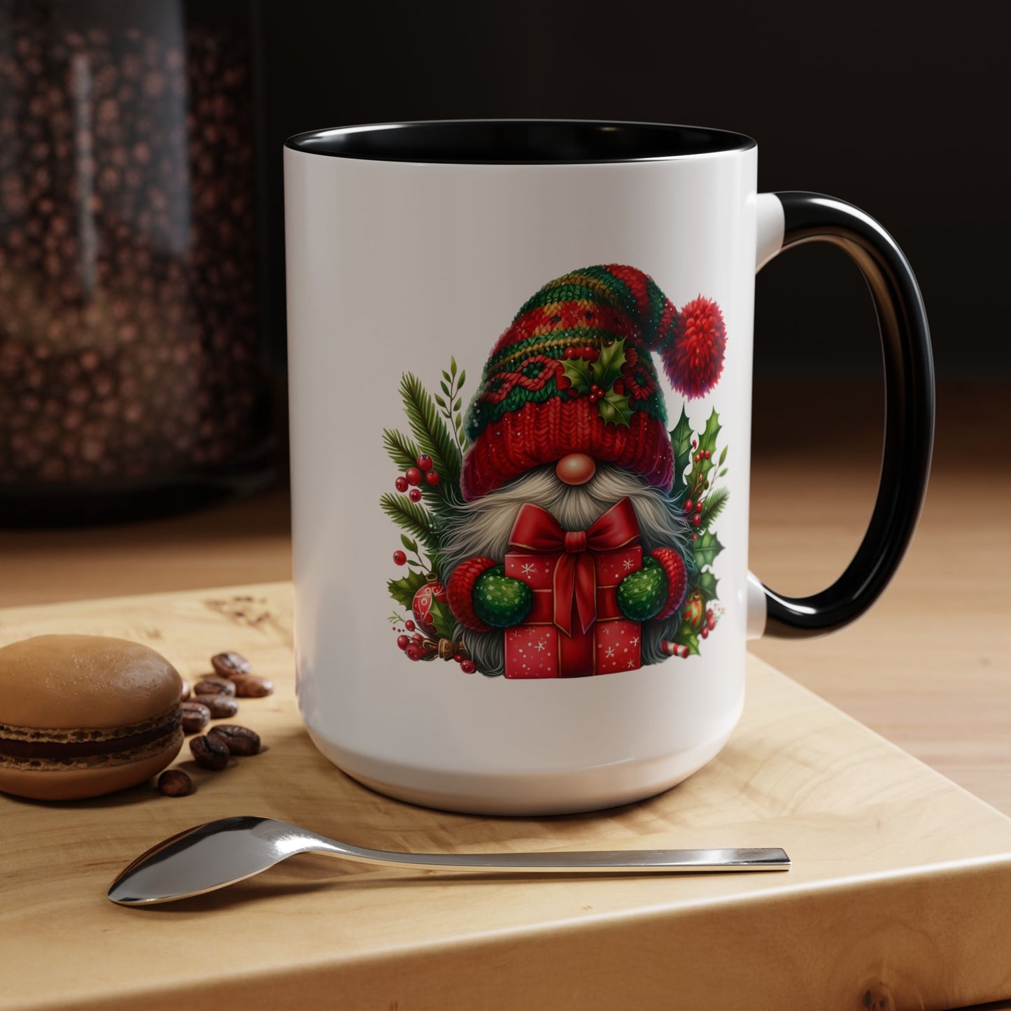 Christmas Mug - Gnome with Wrapped Present