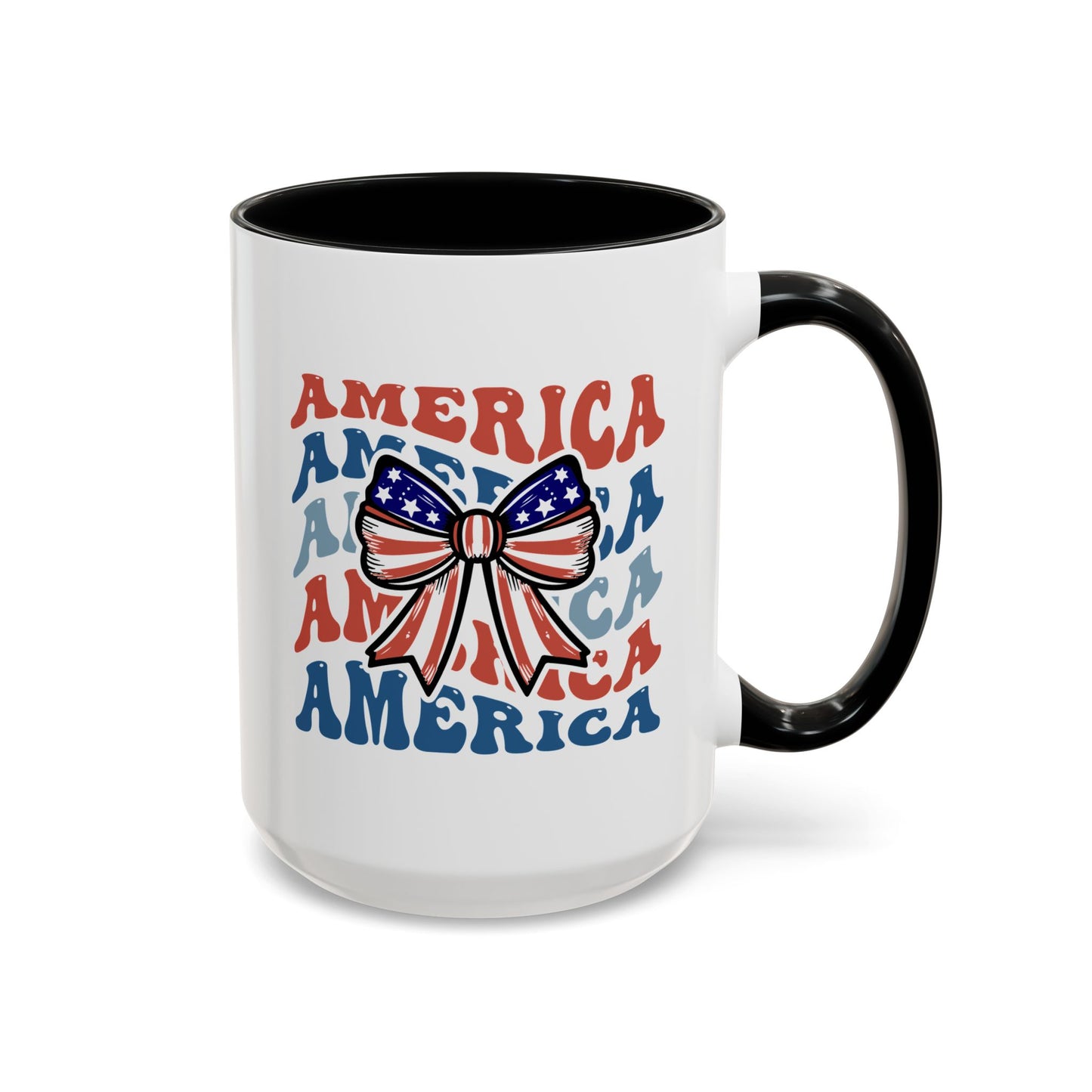 4th of July Mug - America Bow