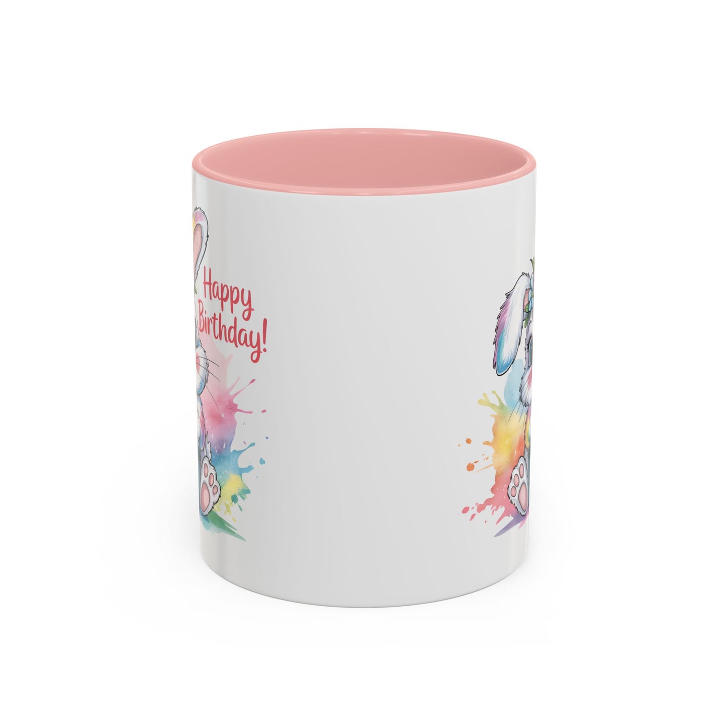 Birthday Mug - Happy Birthday Cute Bunny