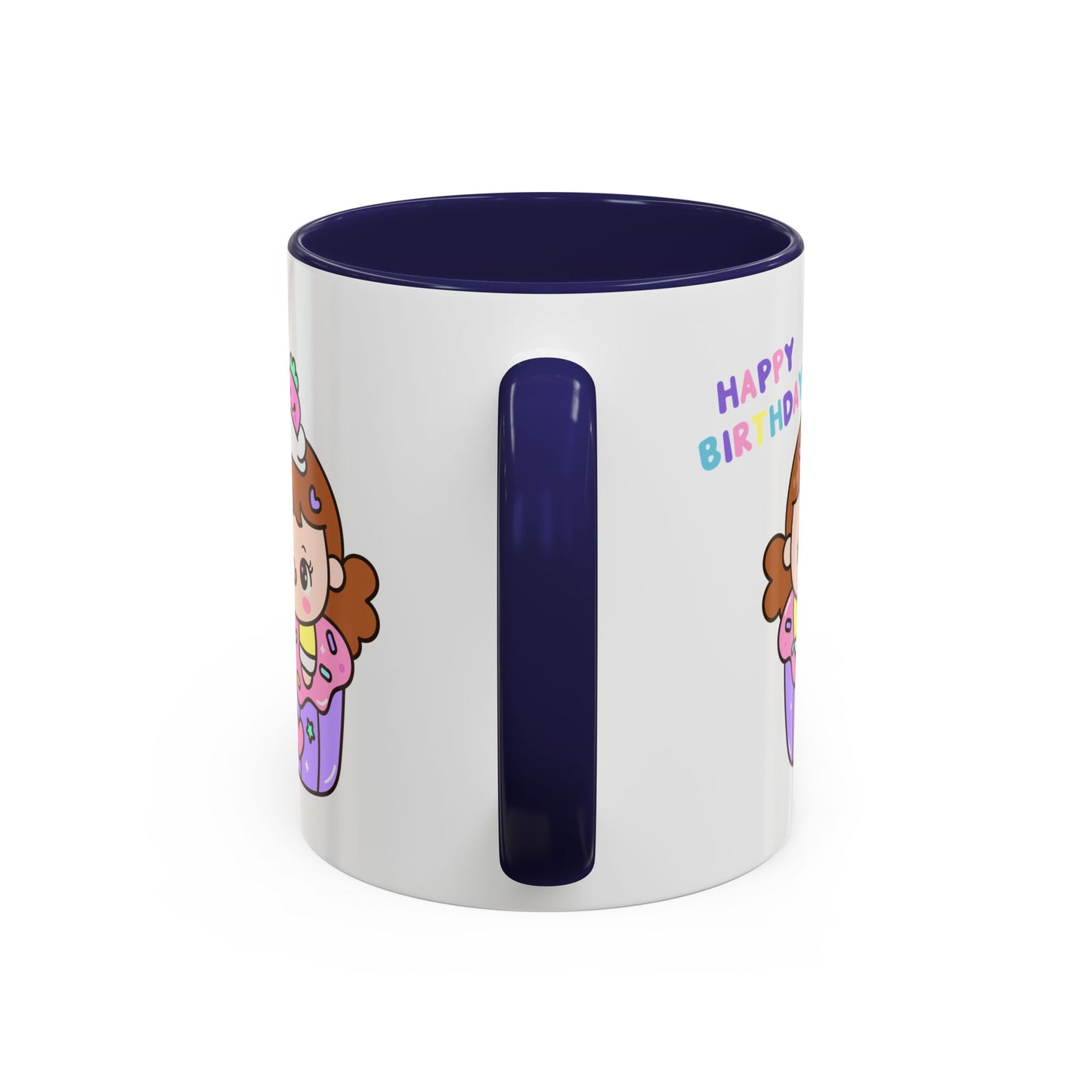 Birthday Mug - Cute Girl Cupcake