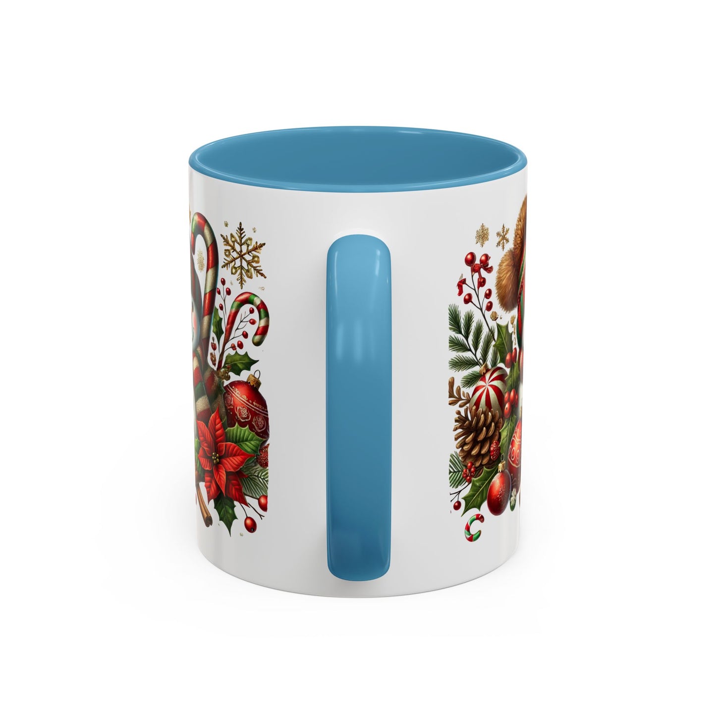 Christmas Mug - Red and Green Snowman 2