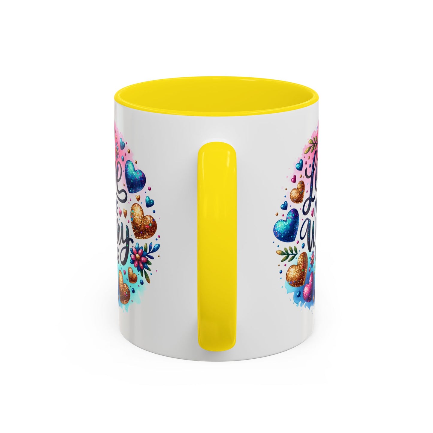 Wellness Mug - Love More Worry Less Circle