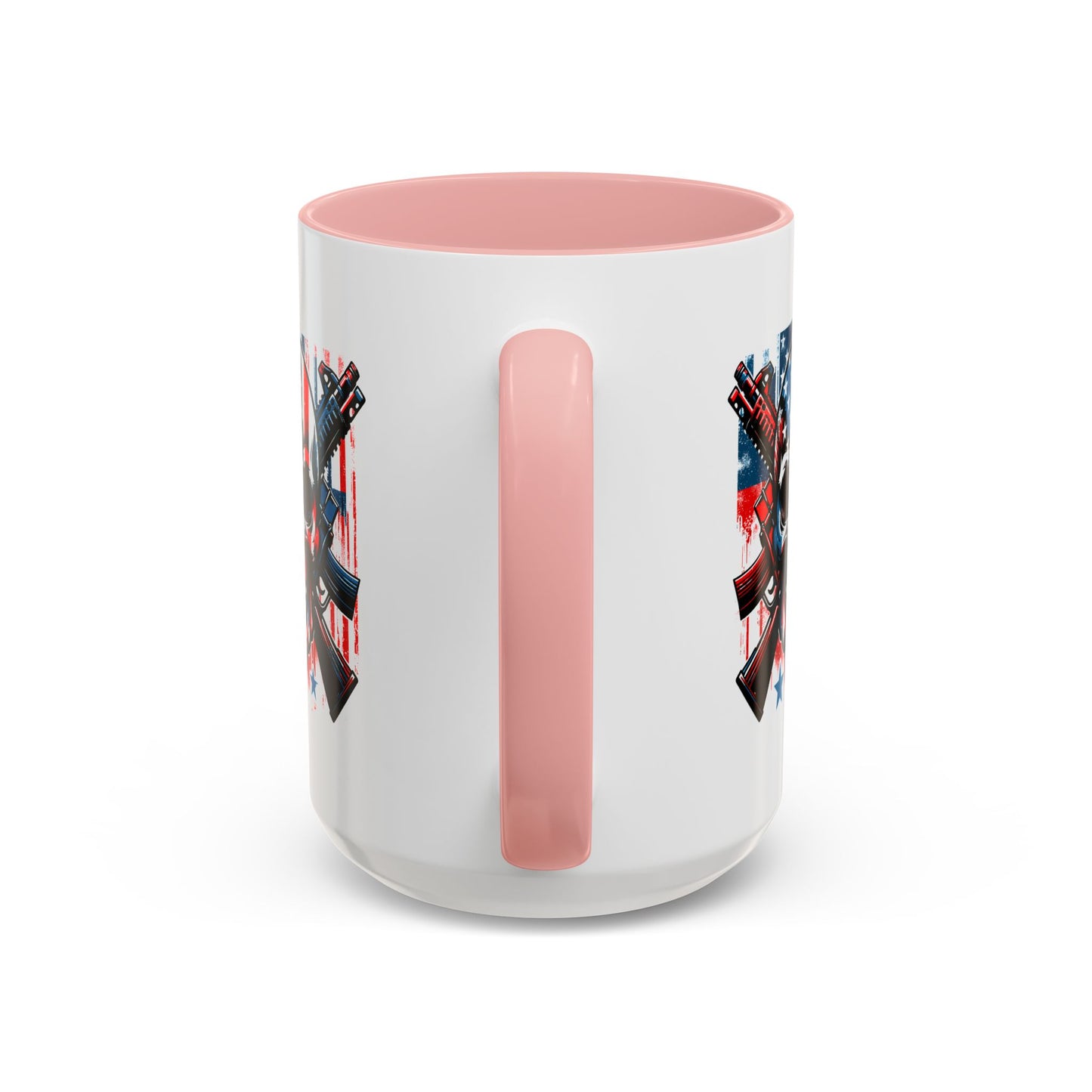 4th of July Mug - Skull With American Flag