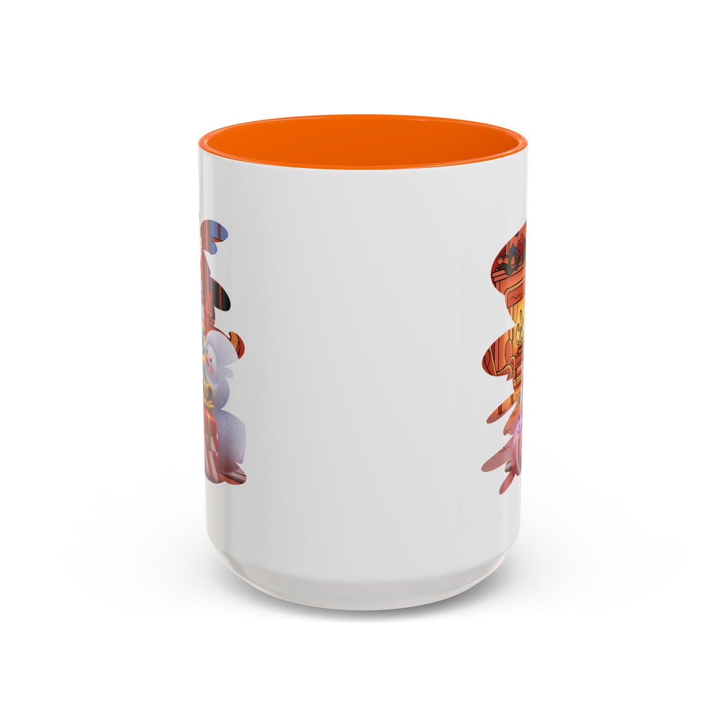 Christmas Mug - Snowman Tree Presents Fireplace