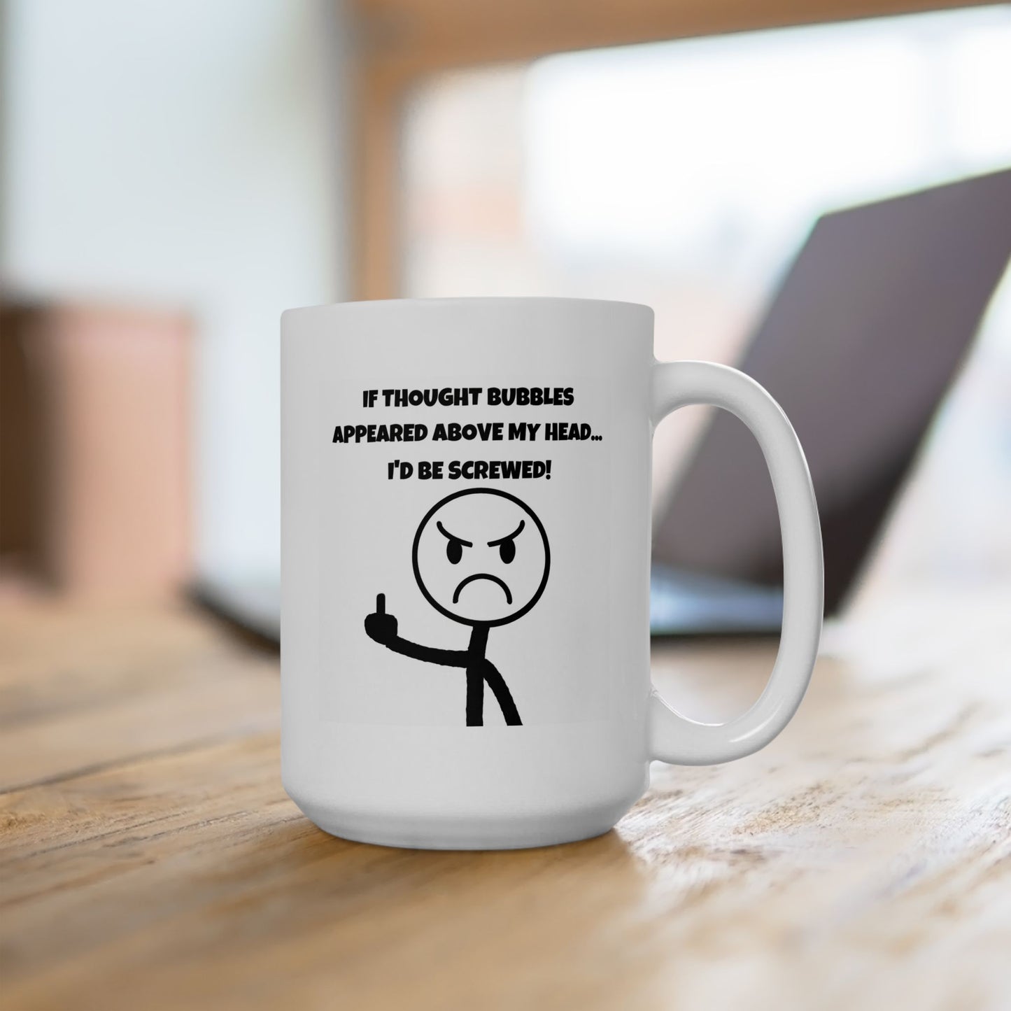 Humor Mug - If Thought Bubbles