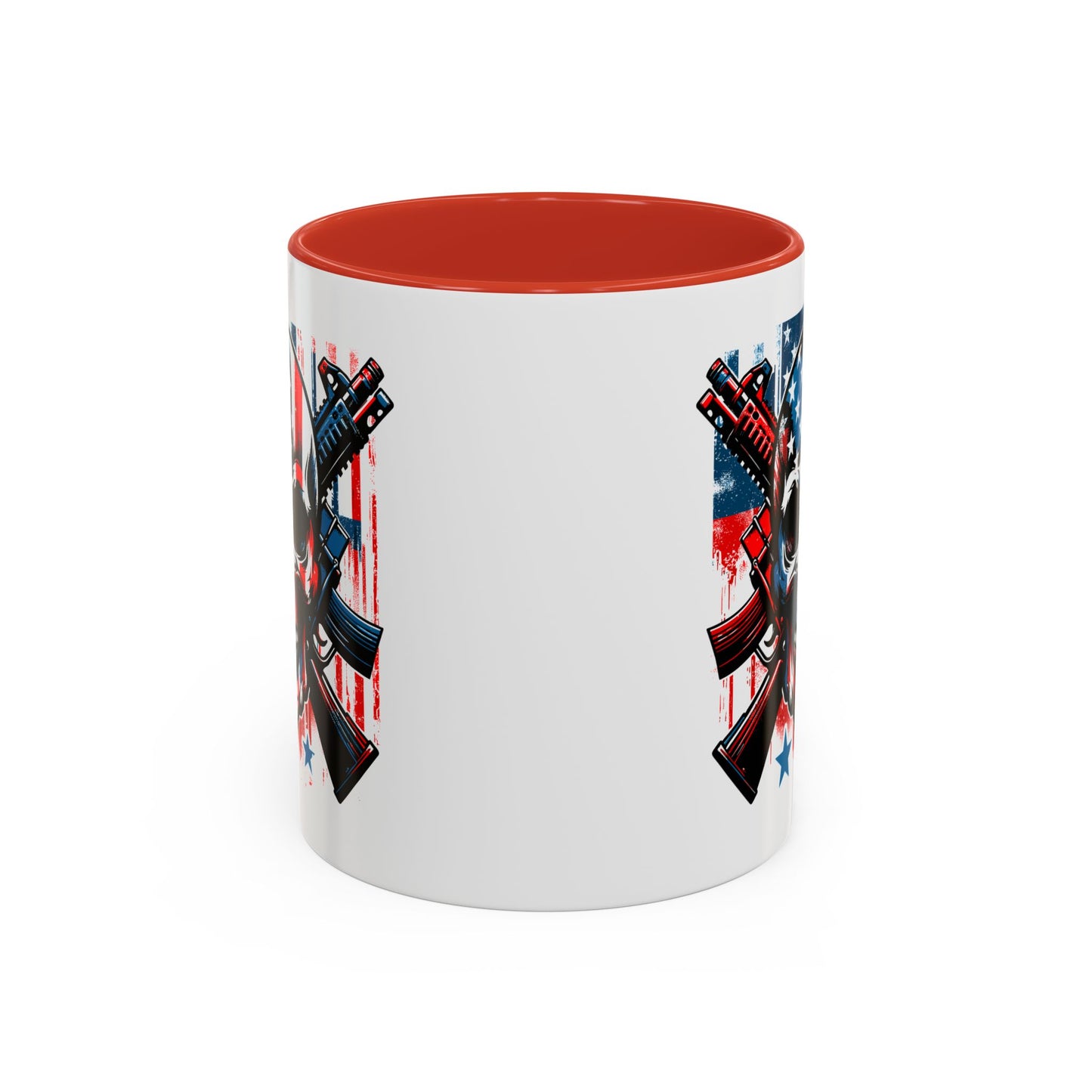 4th of July Mug - Skull With American Flag