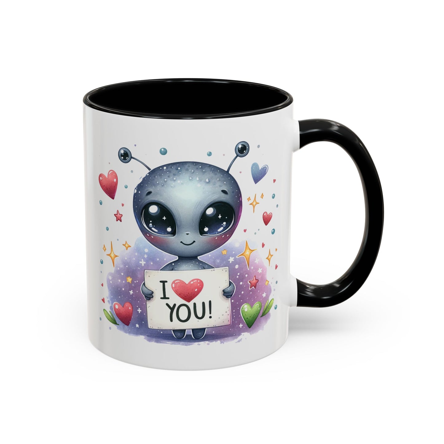 Valentine's Day Mug - I Love You Alien