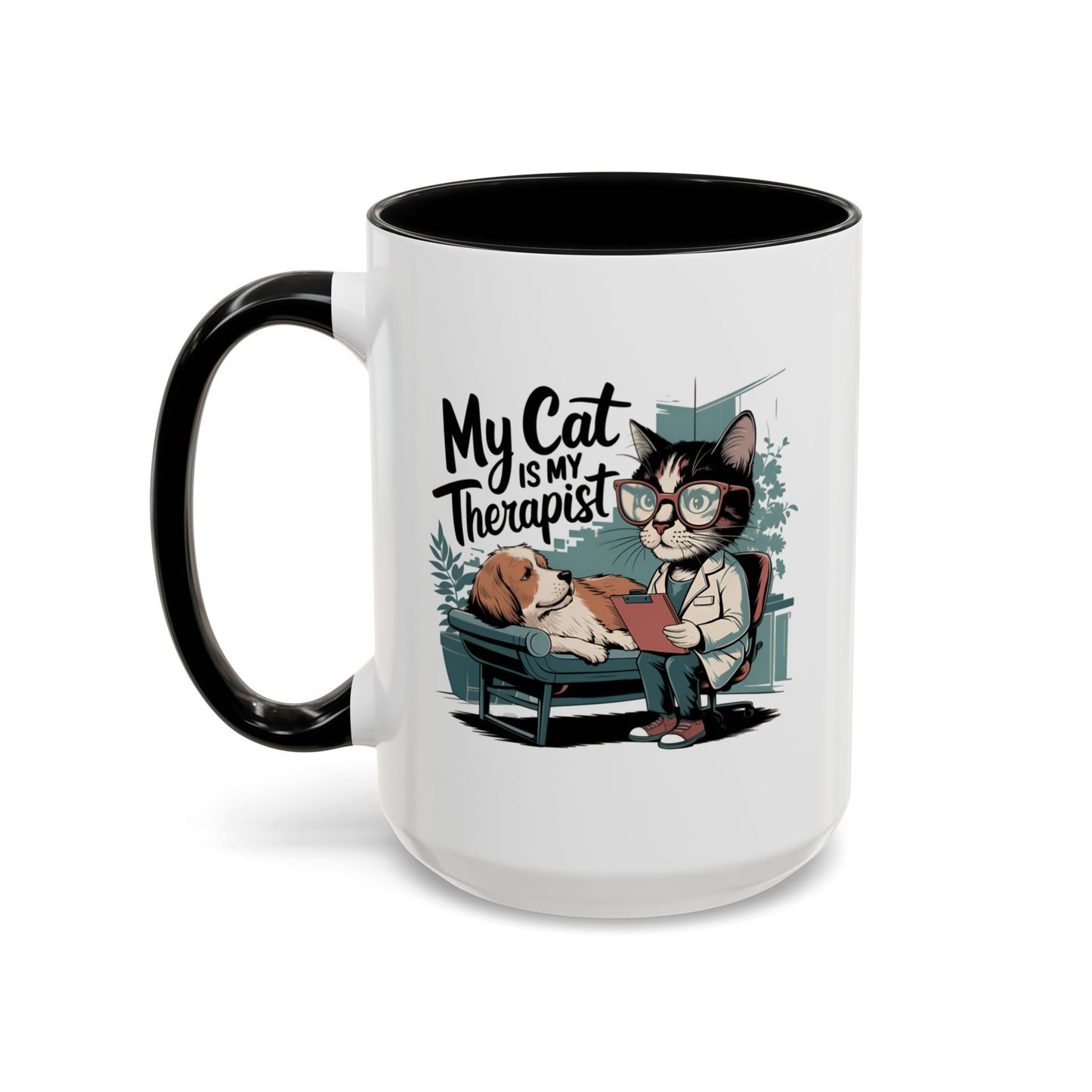 Animal Mug - My Cat Is My Therapist