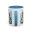 Christmas Mug - Blue Snowman Family