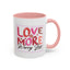 Wellness Mug - Love More Worry Less Frame