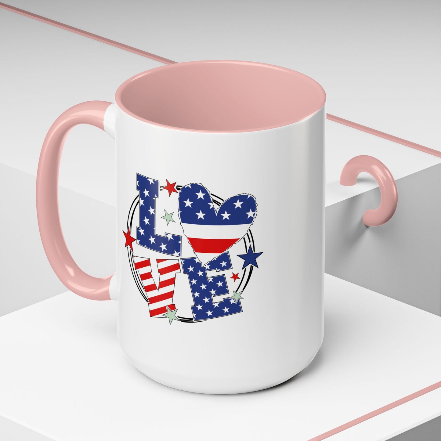 4th of July Mug - Love 4th of July