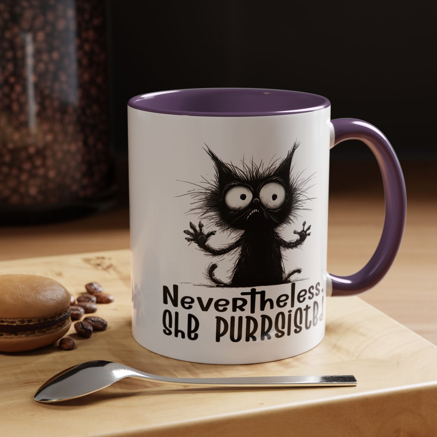 Animal Mug - Nevertheless, She Purrsisted