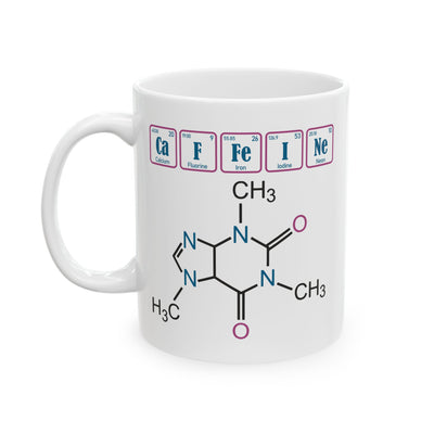 Humor Mug - Caffeine Molecule
