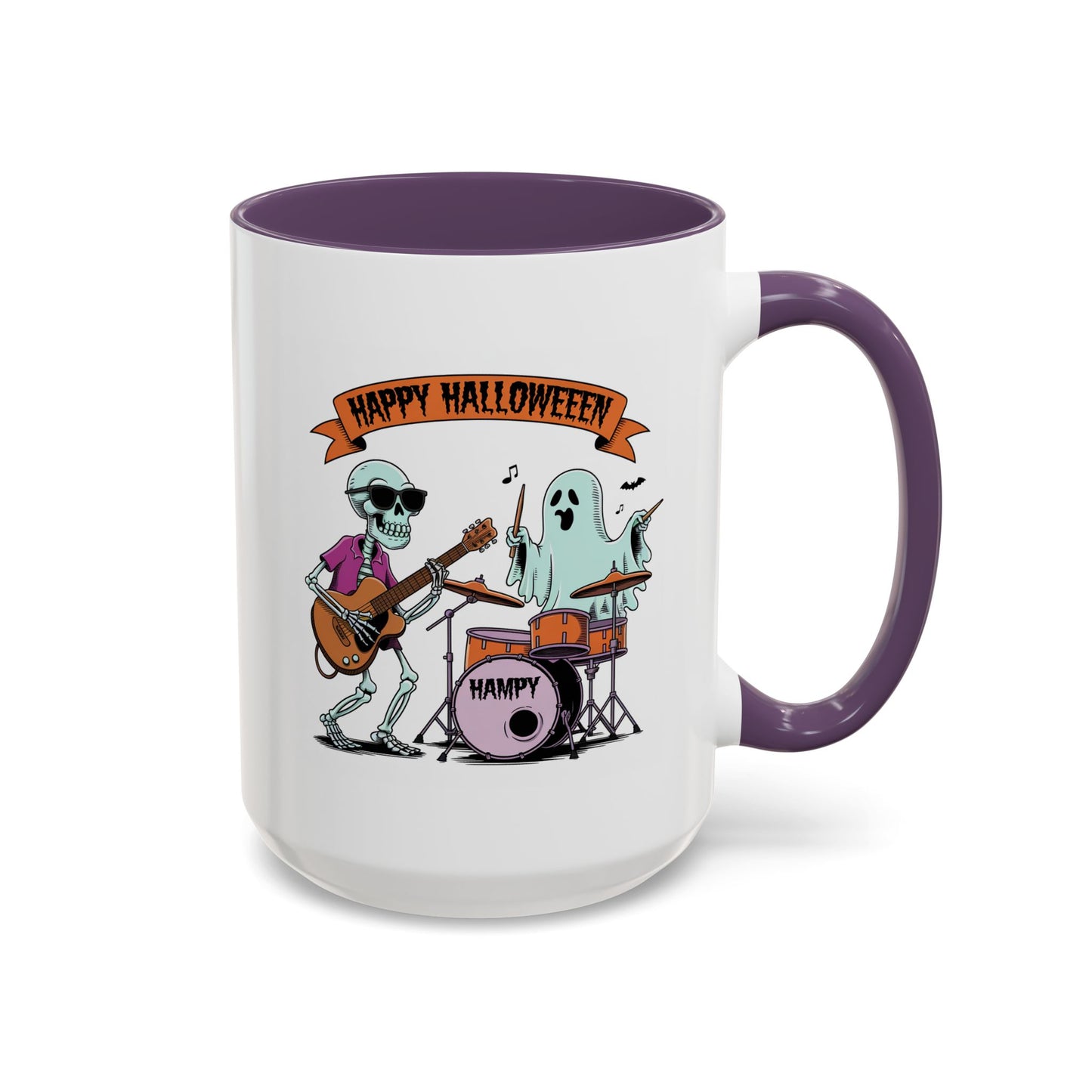 Halloween Mug - Skeleton & Ghost Band