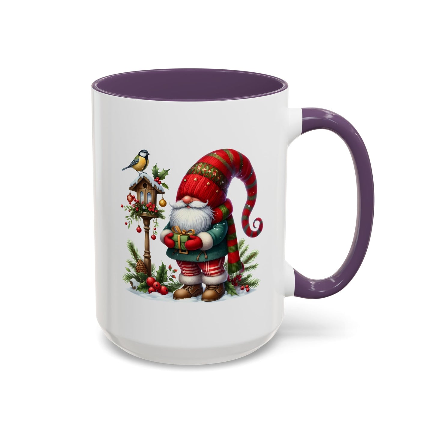 Christmas Mug - Gnome and Birdhouse