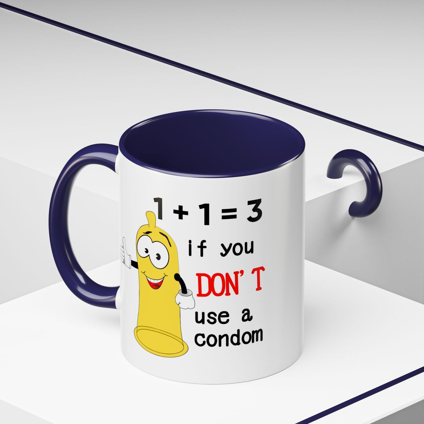 Adult Mug - One Plus One Equals Three