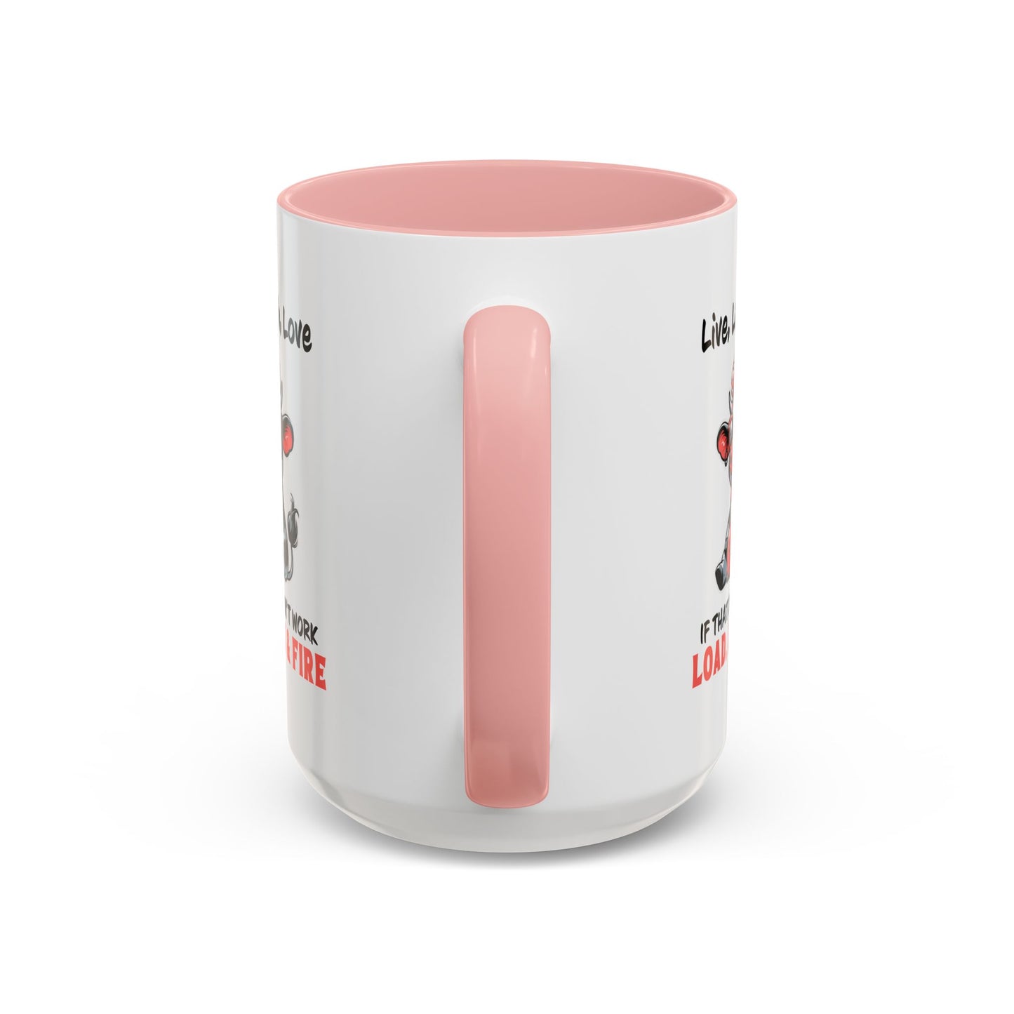Humor Mug - Live Laugh Love Cow