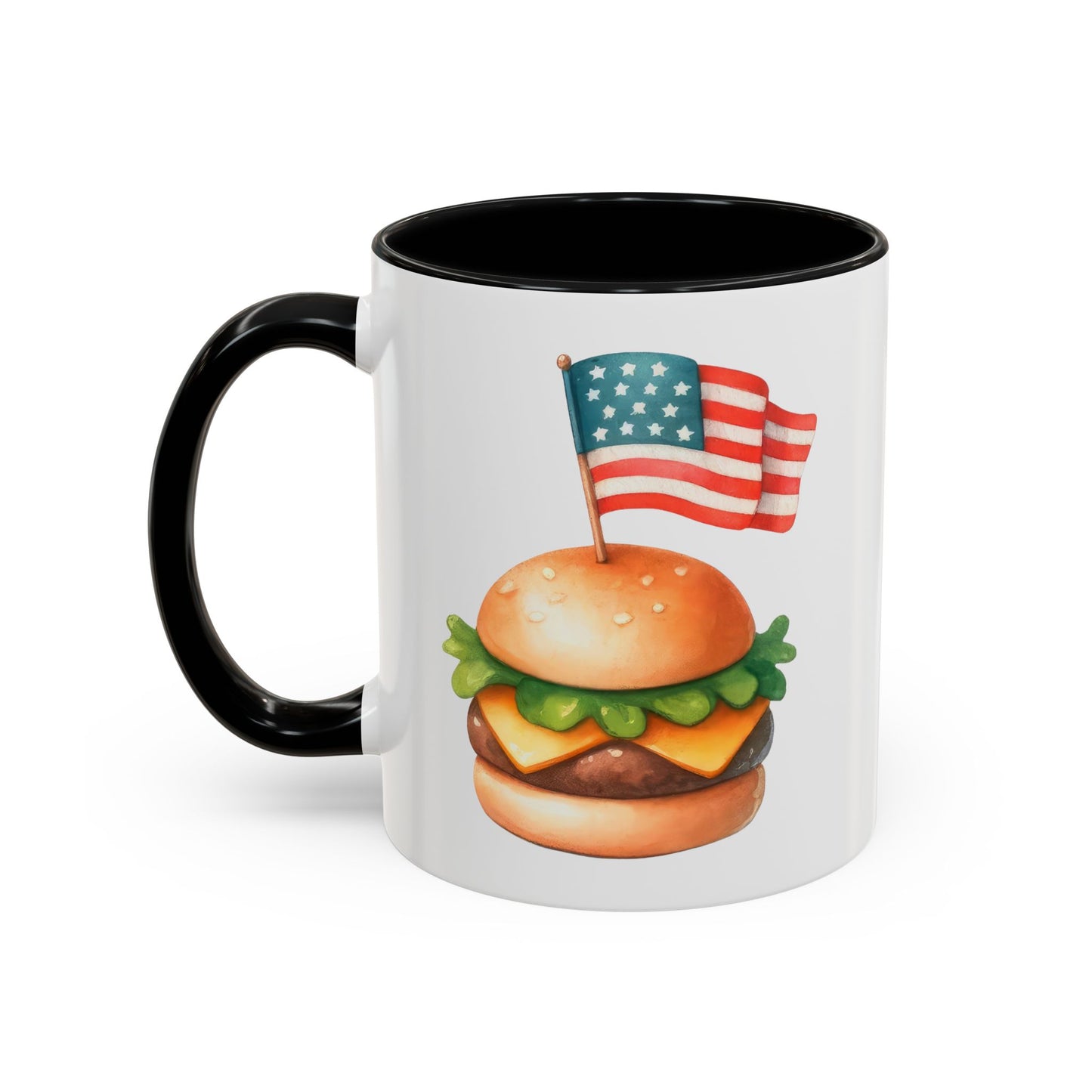 4th of July - Burger Flag